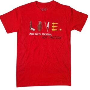 Love graphic tee Sz Various
